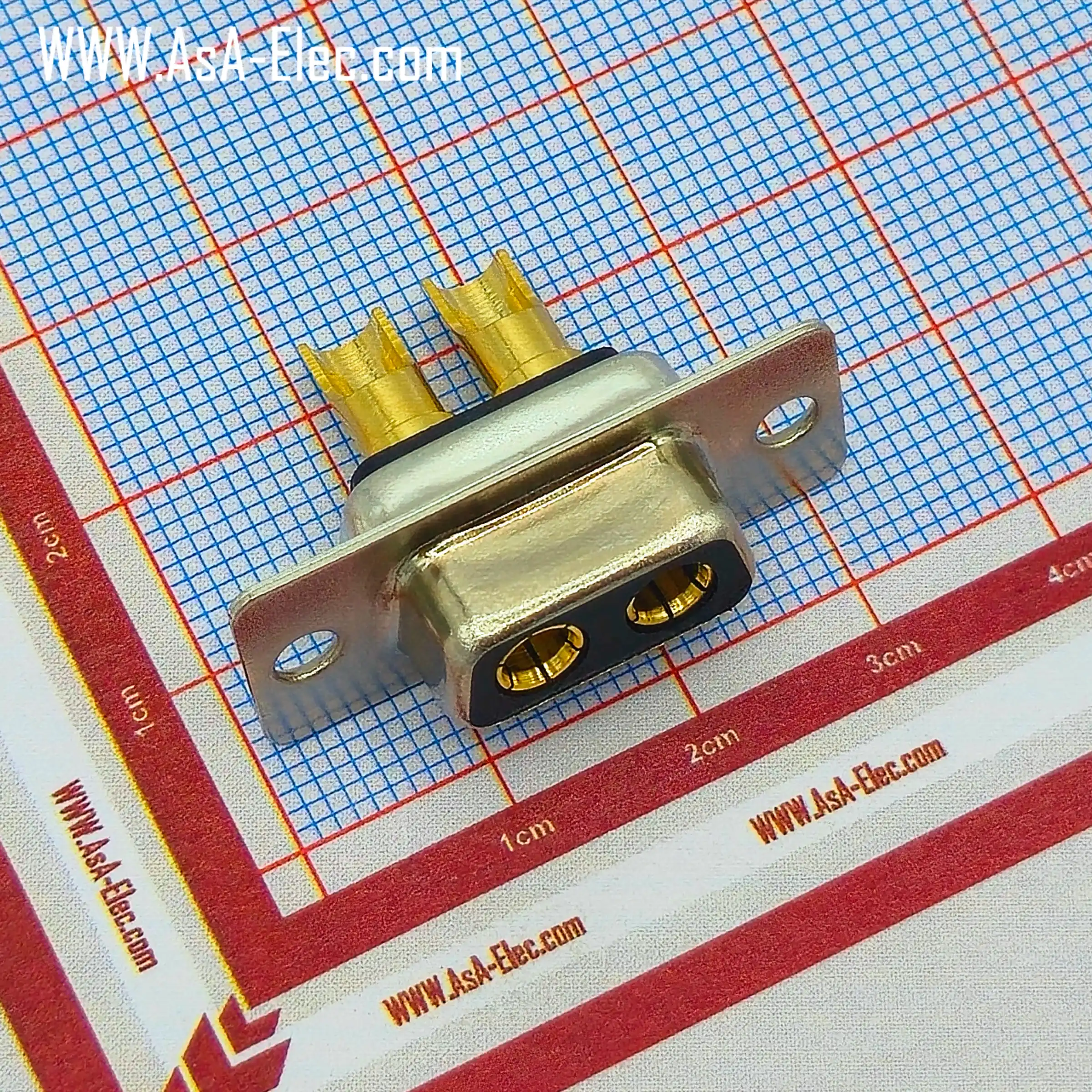 POWER D-SUB 2W2 SOLDER CUP-FEMALE